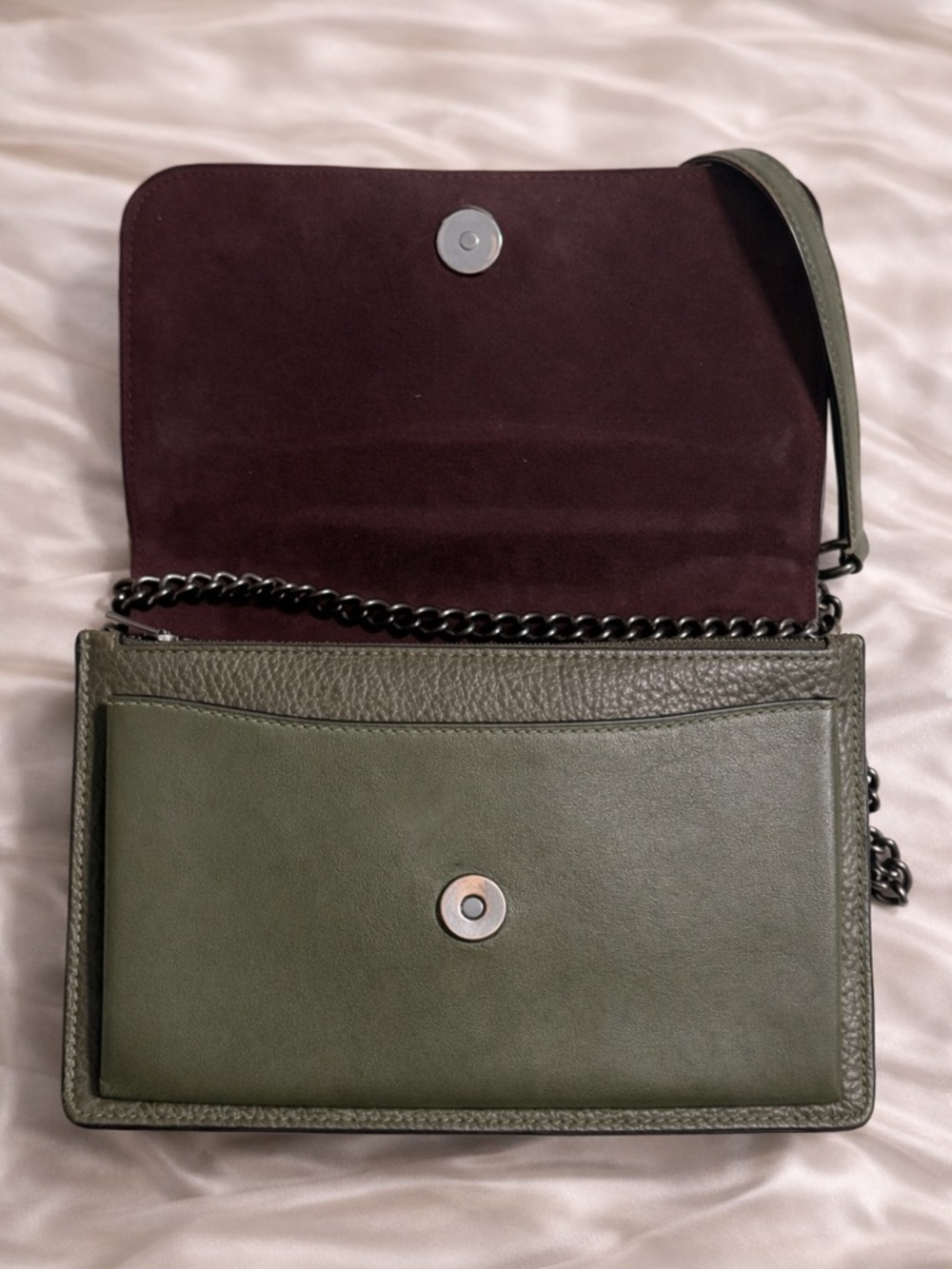 Coach Klare suede and leather Crossbody Bag - Picture 4 of 16